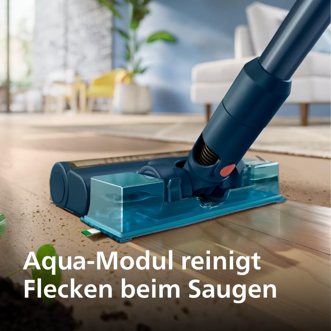 Akkustaubsauger Serie 5000 Pet & Aqua, Saugen & Wischen 60 Min Laufzeit, Pet und Aqua