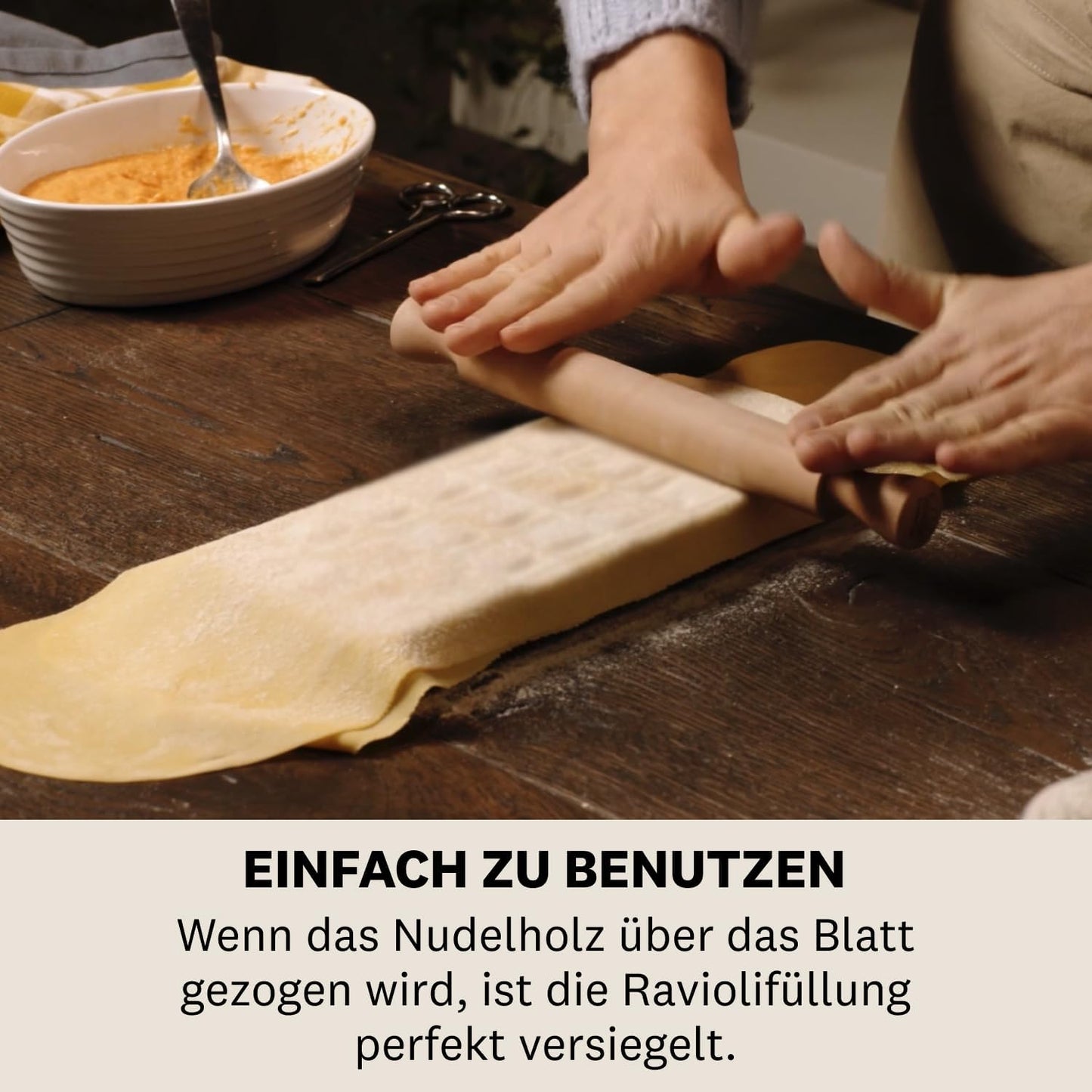 Ravioli-Form Rund
