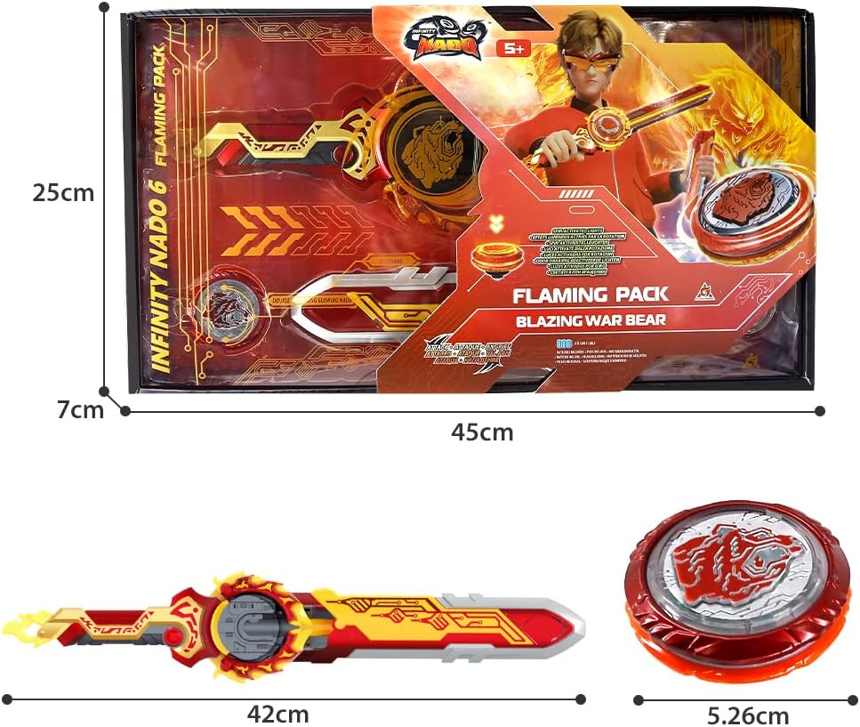 Battle Kreisel Flaming Pack Blazing War Bear, Blazing War Bear