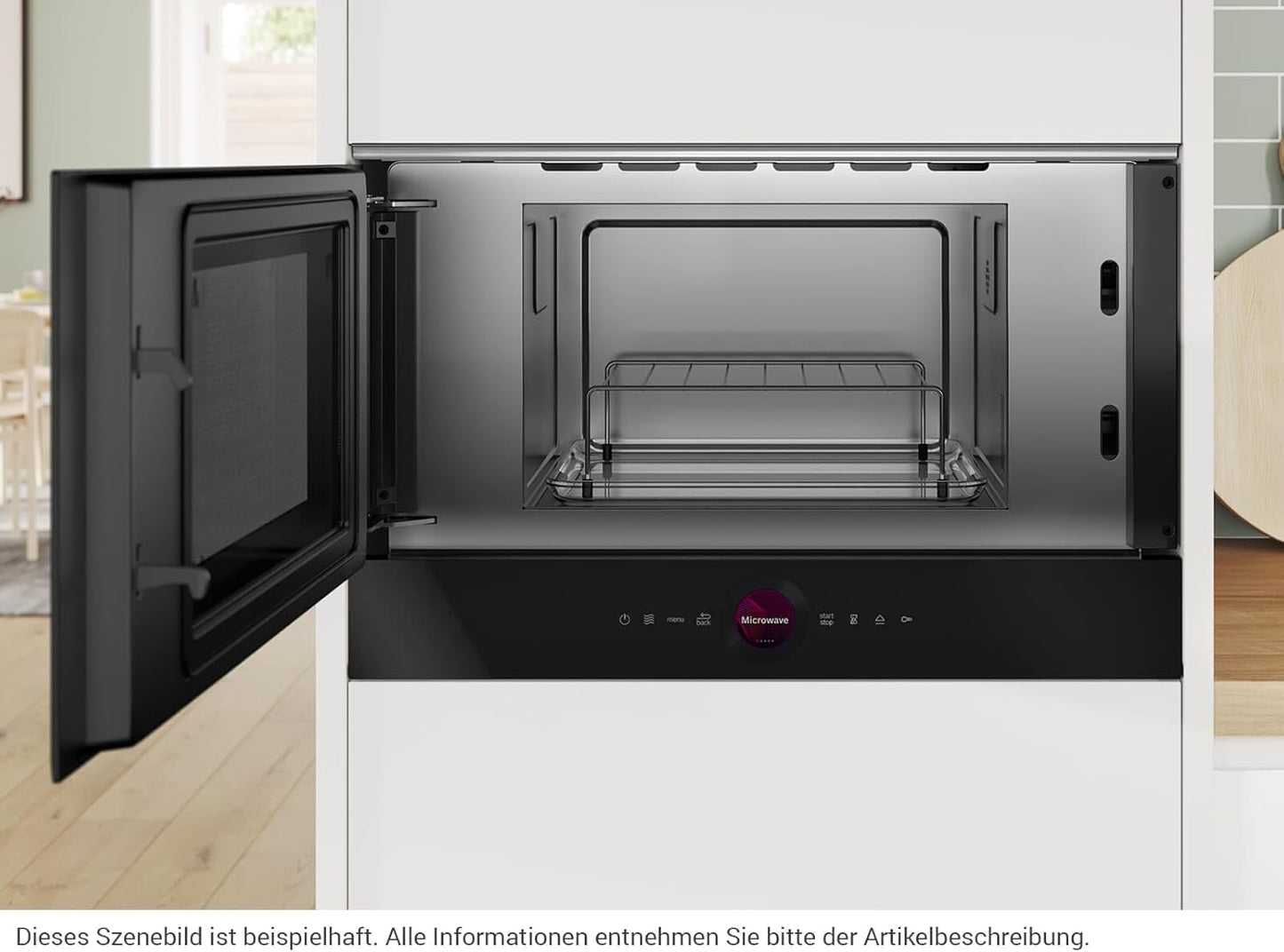 Einbau-Mikrowelle BEL7321B1 mit Grill und AutoPilot 10, Serie 8 Einbau-Mikrowelle mit Grill