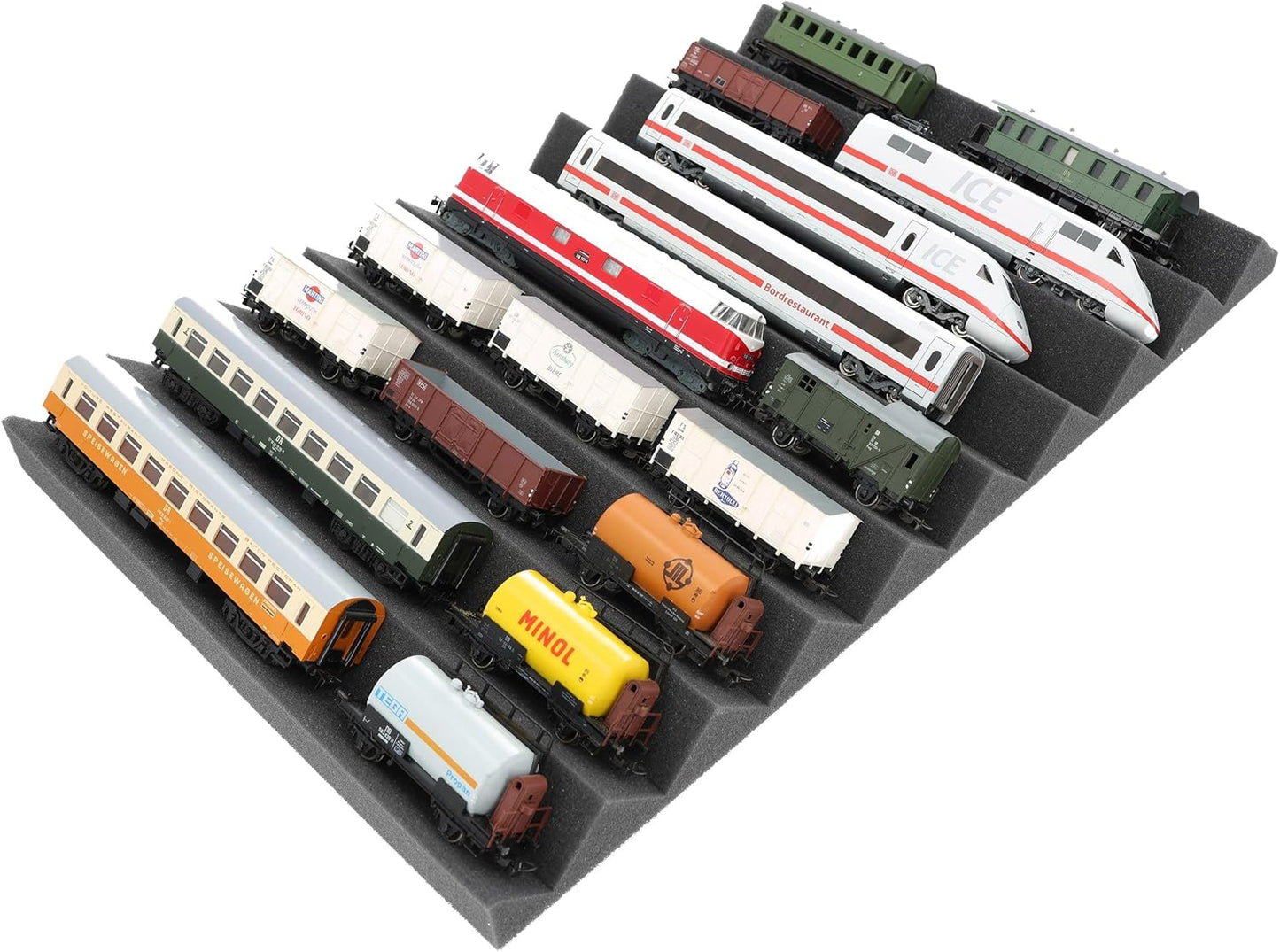 Zugliege für Modelleisenbahn Spur H0, 2 Stück