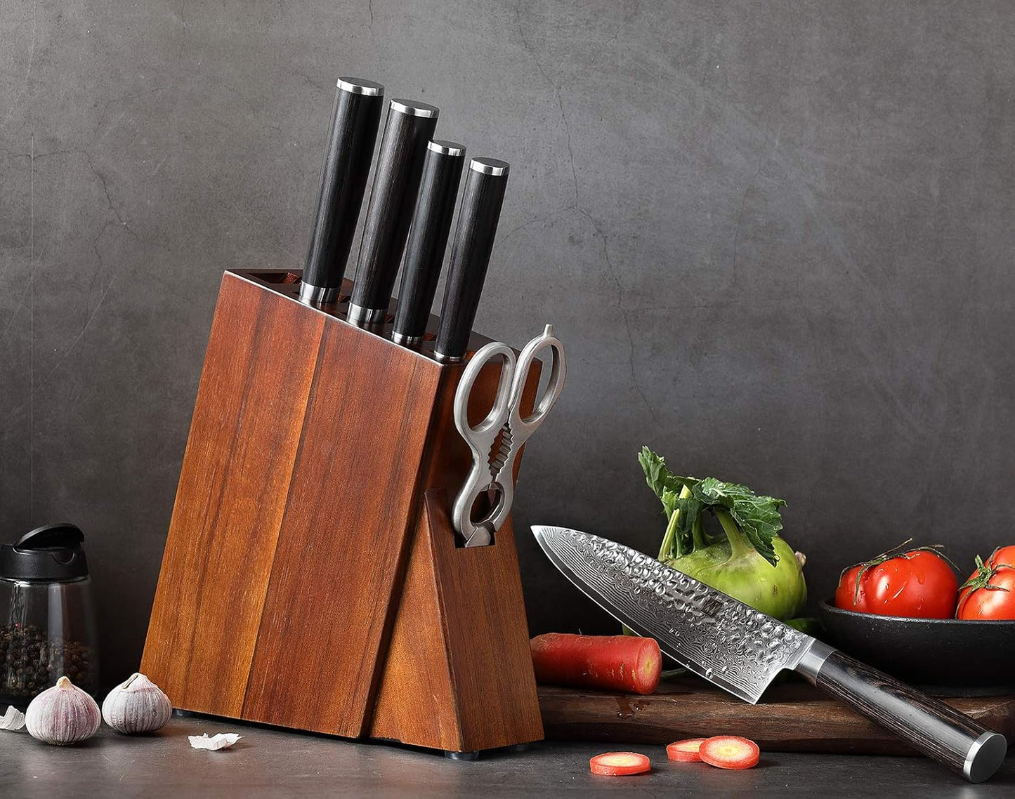 7-teiliges Messerblock-Set, 7-teilig Messerblock Sets
