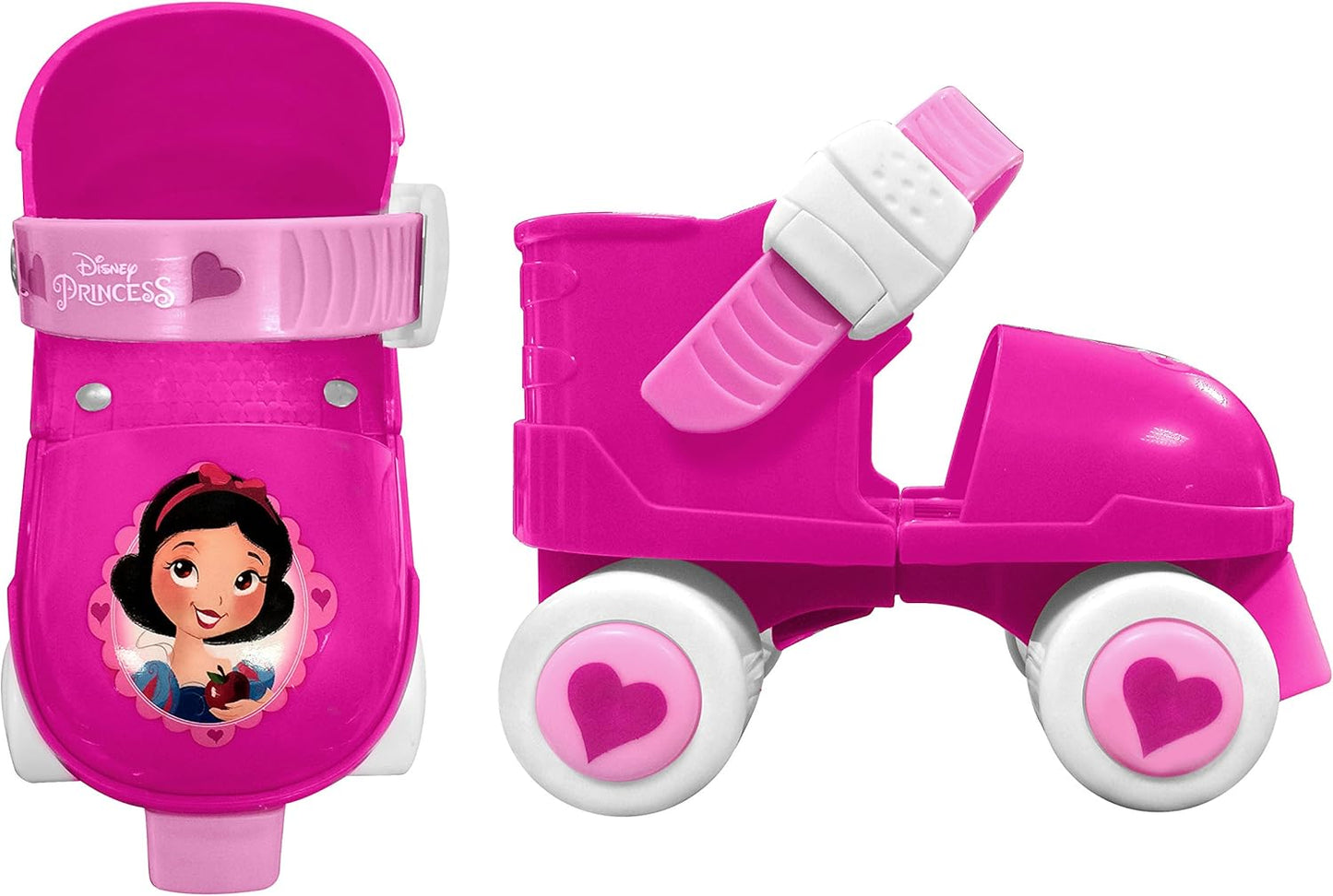 Rollschuh mit Ellbogen- und Knieschützer, DISNEY PRINCESS, 23/27, LIGHT PINK