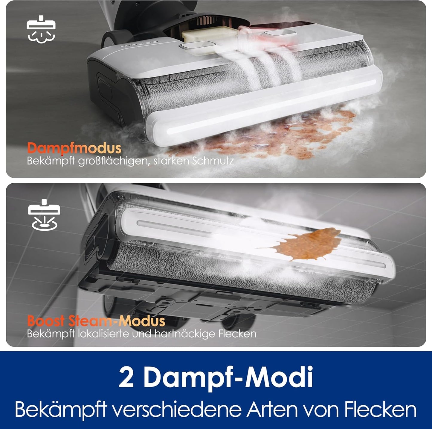Floor ONE S7 Steam - Schnurloser Dampfreiniger, Floor One S7 Steam