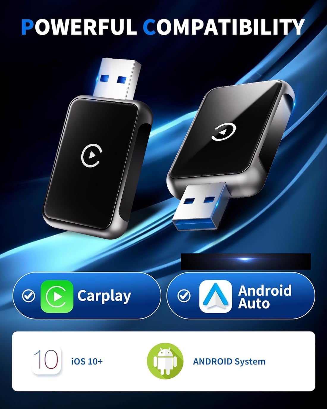 Kabelloser CarPlay & Android Auto Adapter