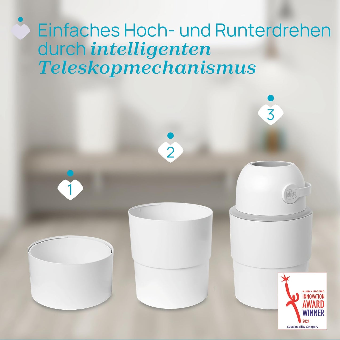 Odour Off, Weiß L - Bis zu 35 Windeln