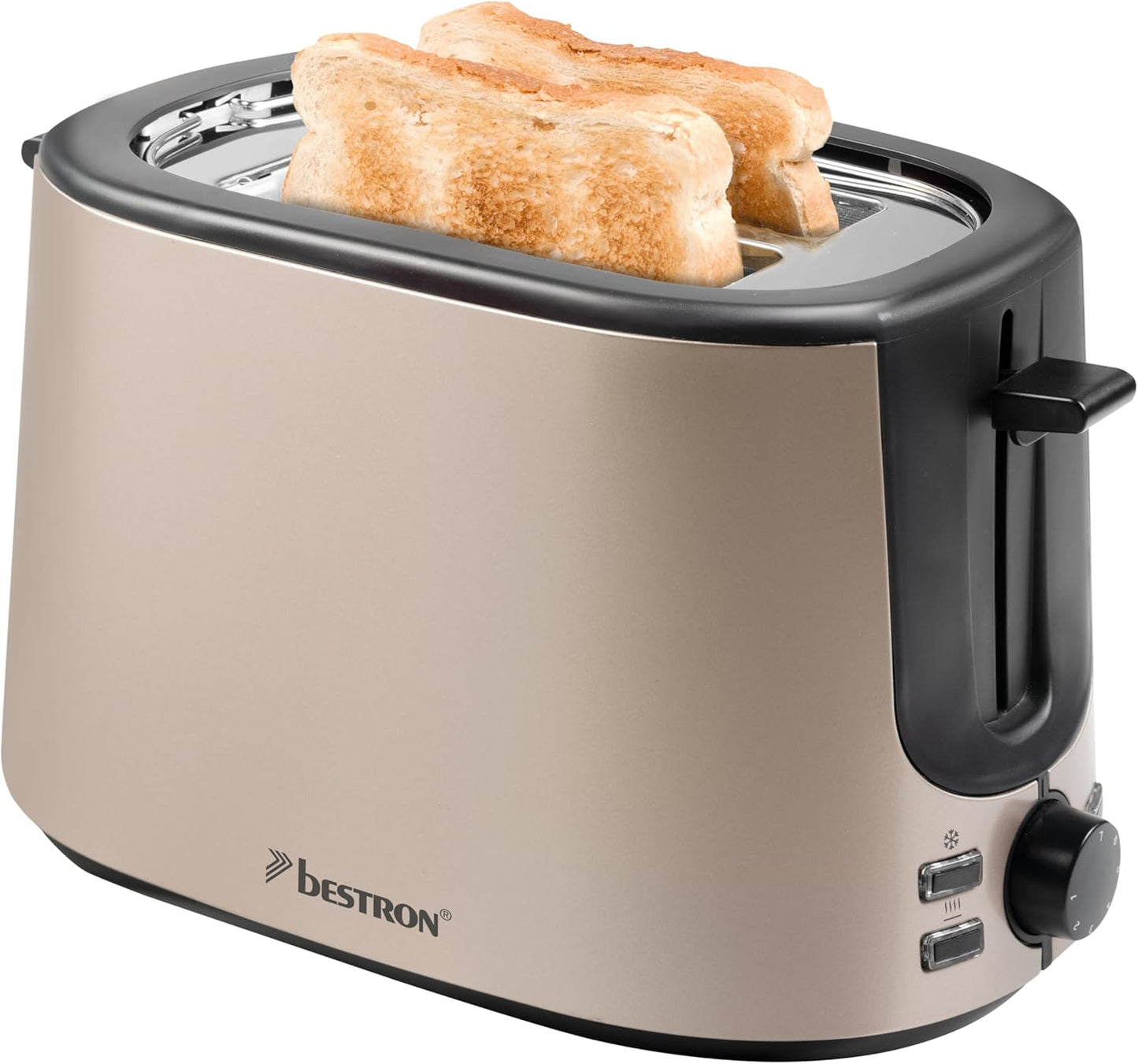ATS1000SAT Toaster mit 2 Röstkammern, Hellbeige