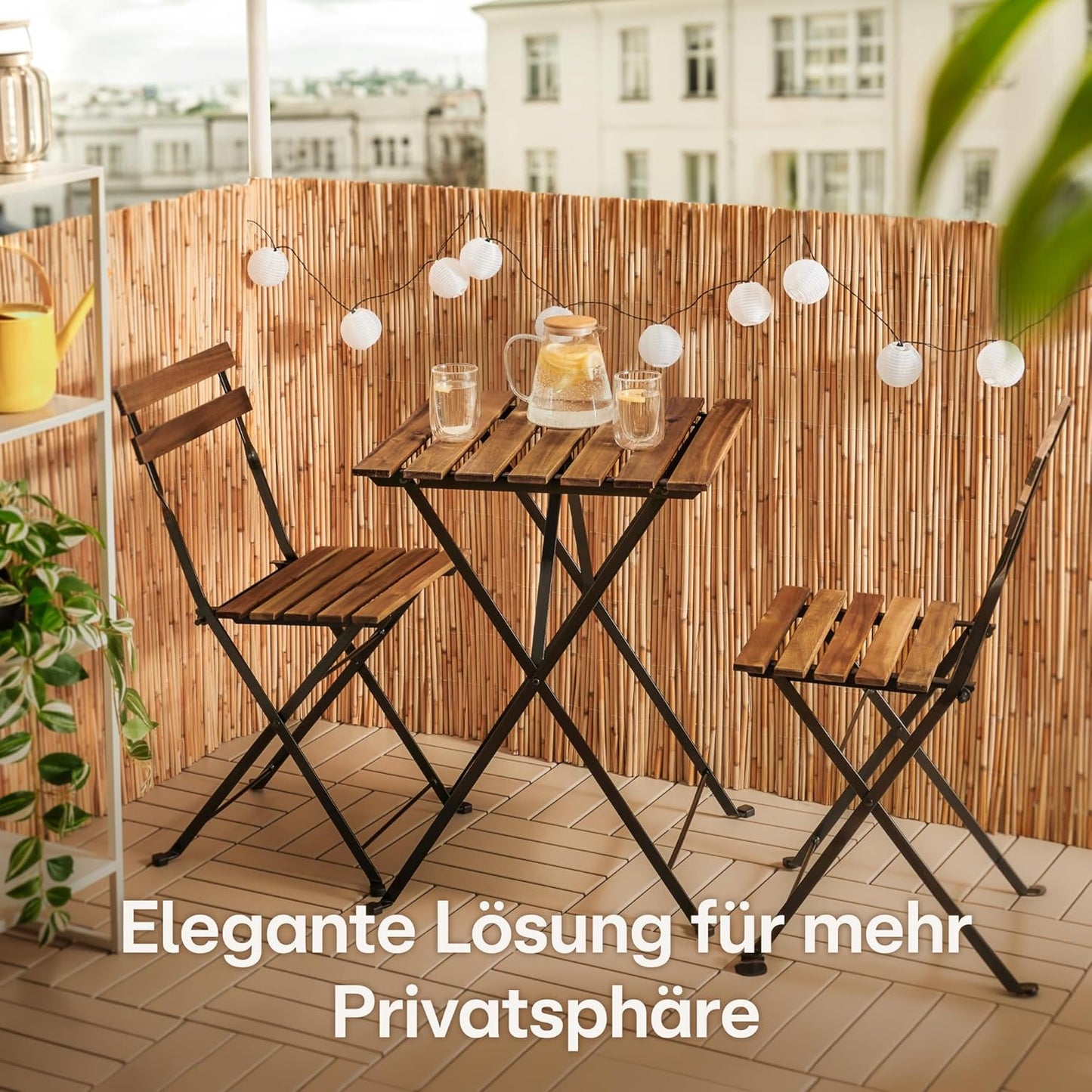 Schilfrohr Sichtschutzzaun für Balkon & Garten