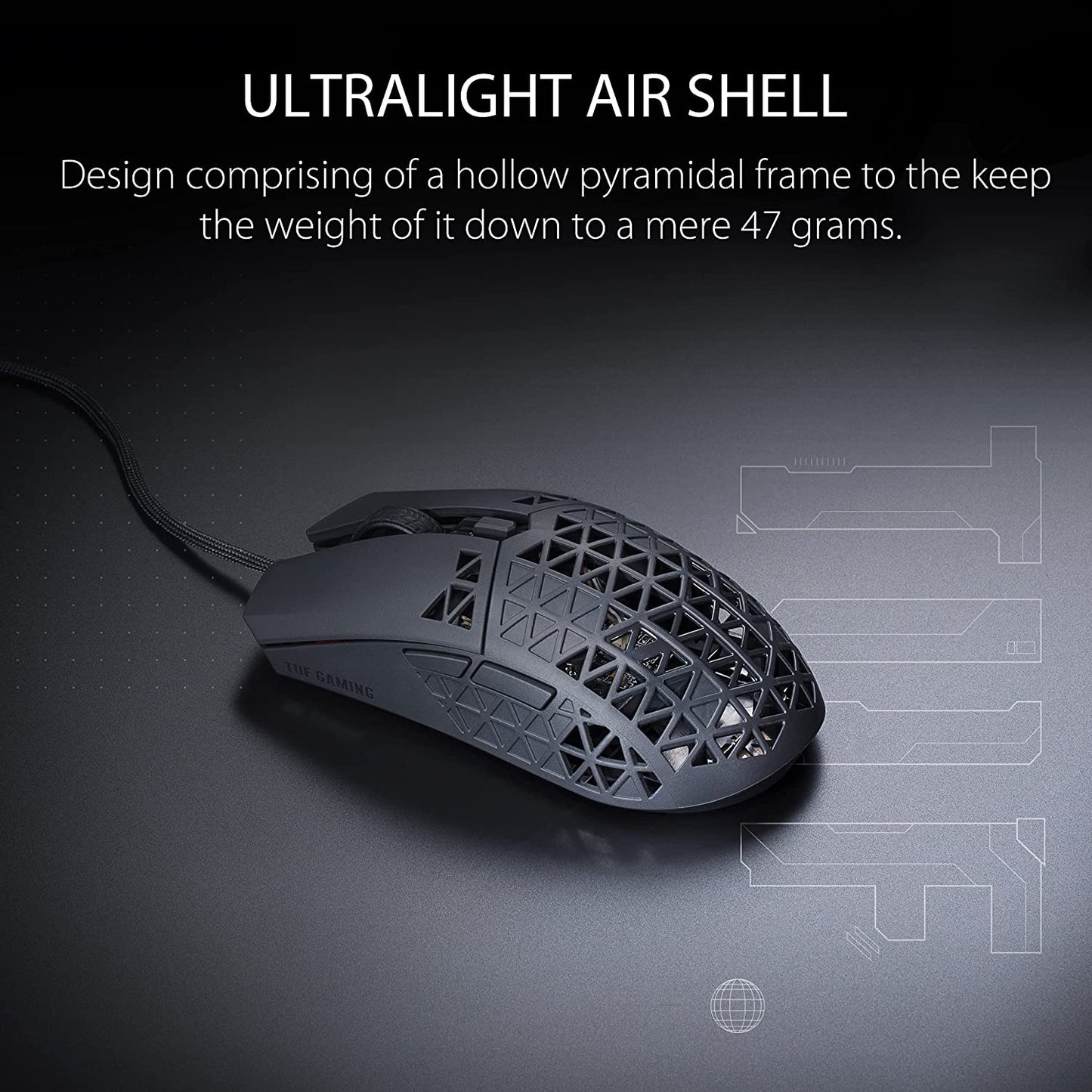 TUF Gaming M4 Air, Gaming-Maus