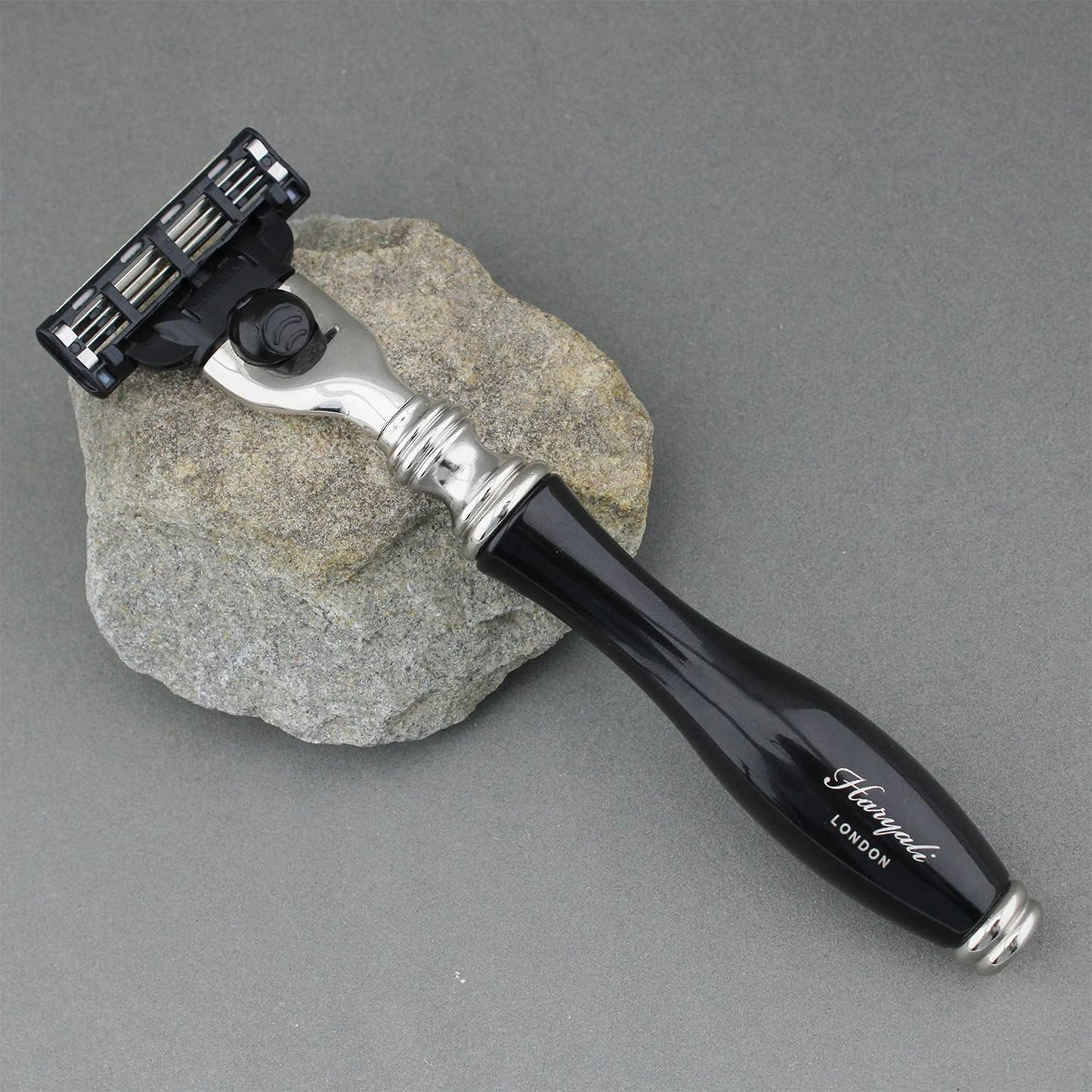 Rasur-Geschenk Set, Silver & Black