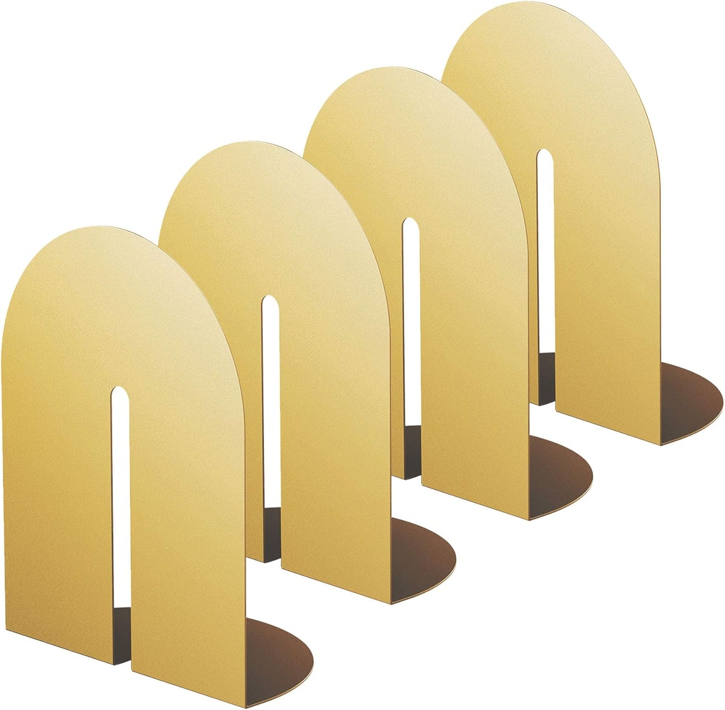 Metall-Bogen Buchstützen-Set, Gold#2