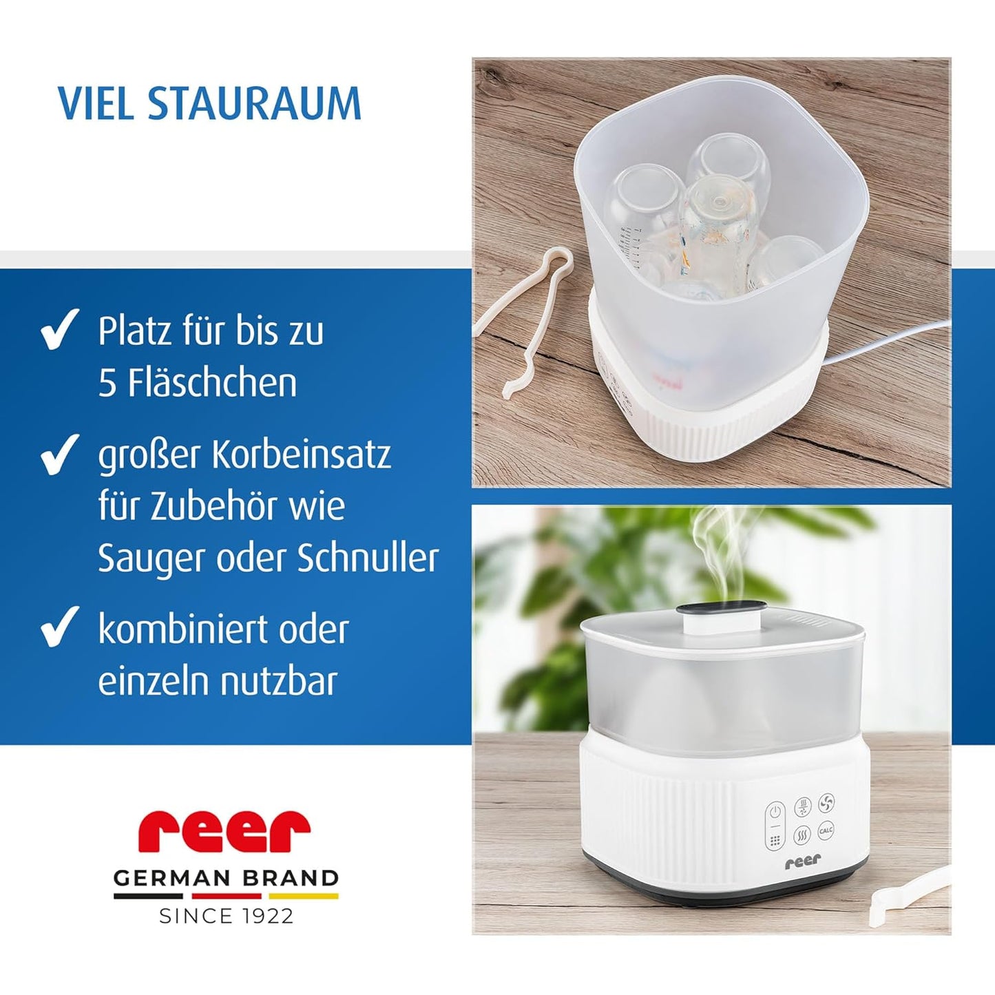 Dampfvaporisator mit Trocknungsfunktion