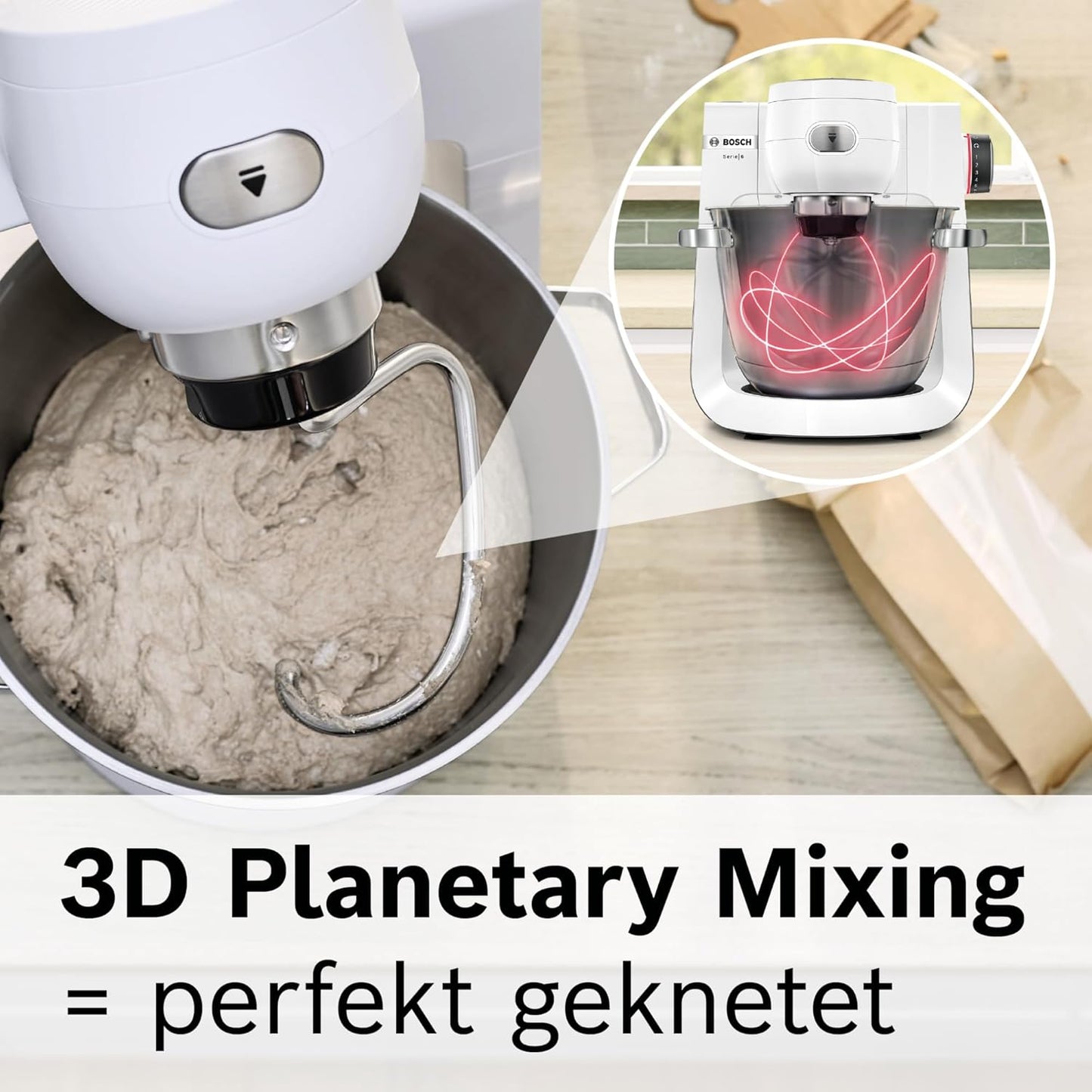 Küchenmaschine Serie 6 MUMS6EW13D, Durchlaufschnitzler Weiss