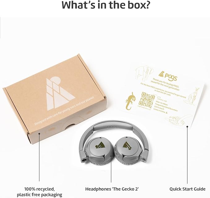 Drahtloser Bluetooth Kinderkopfhörer mit Lautstärkebegrenzung, rGelb