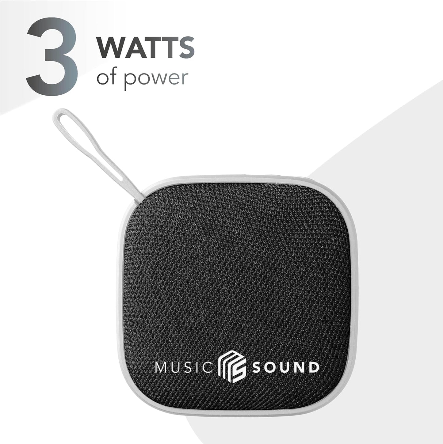 Kompakter Mini-Bluetooth-Lautsprecher, Weiss