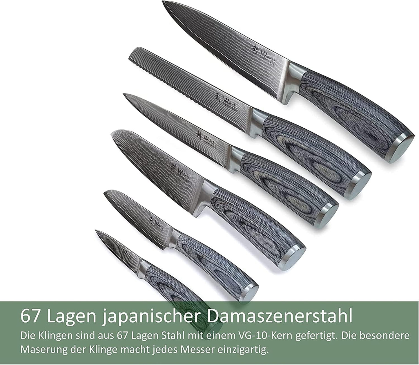 Edis Damastmesser-Set