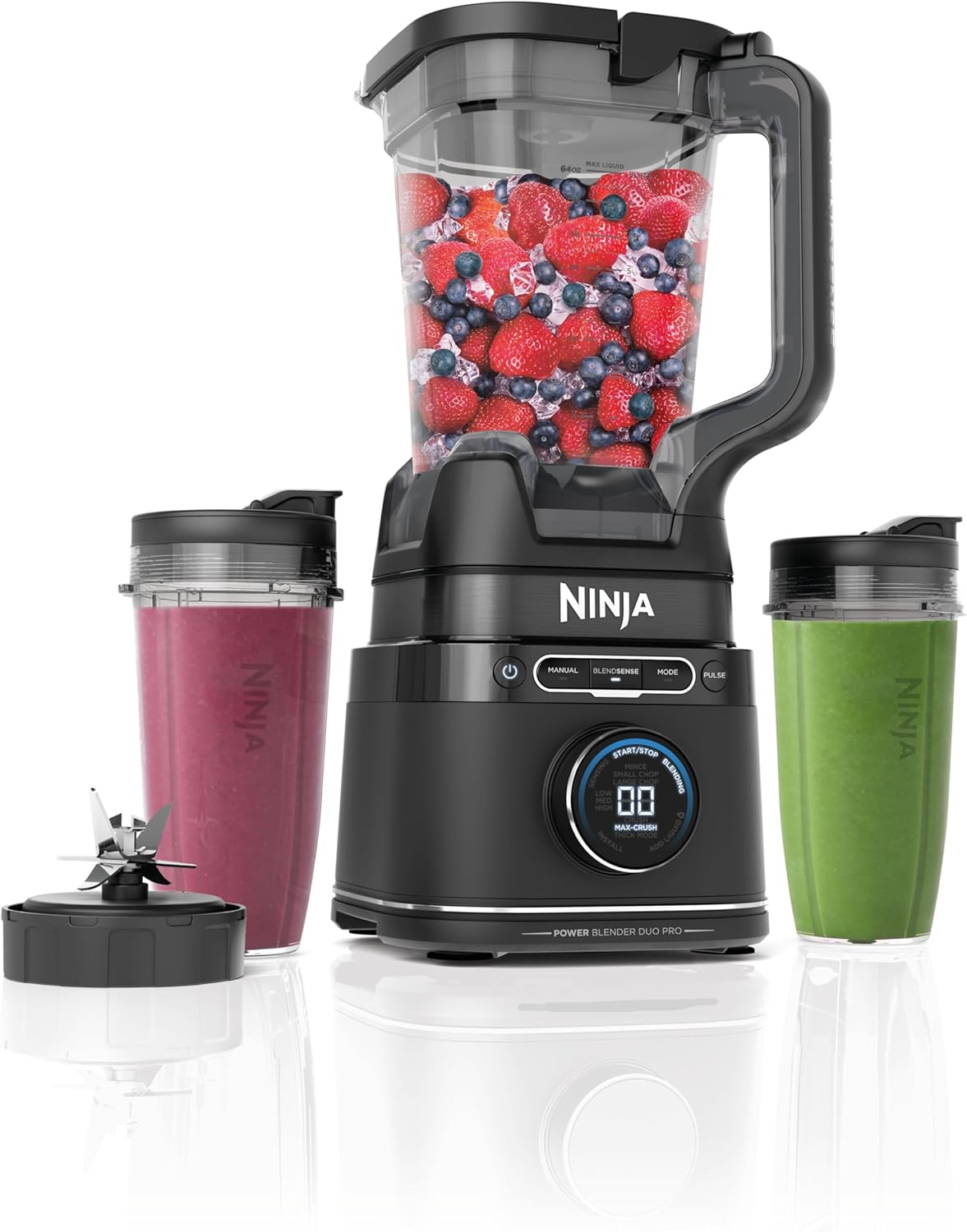 Foodi Standmixer TB301EU, 2-in-1 Mixer Schwarz