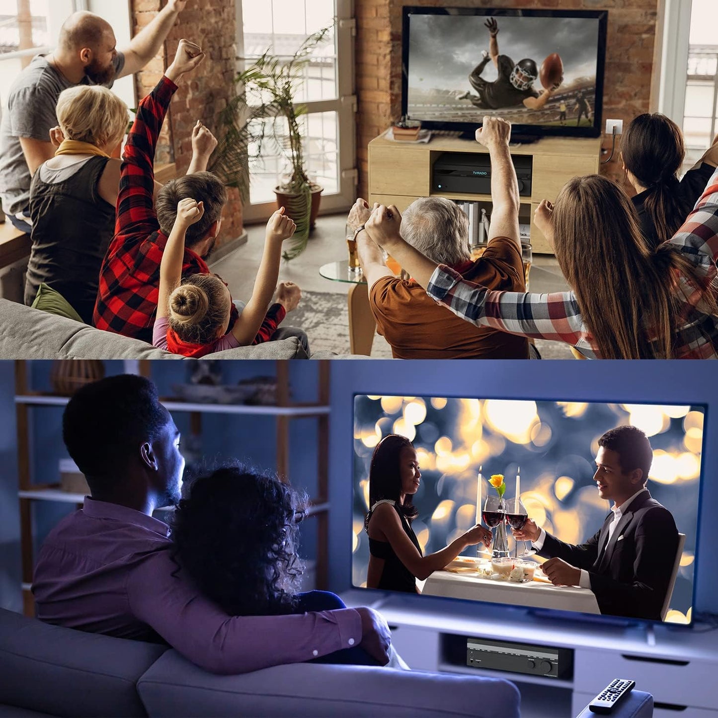 4K Antennenkabel für TV (20 m), 20m Schwarz