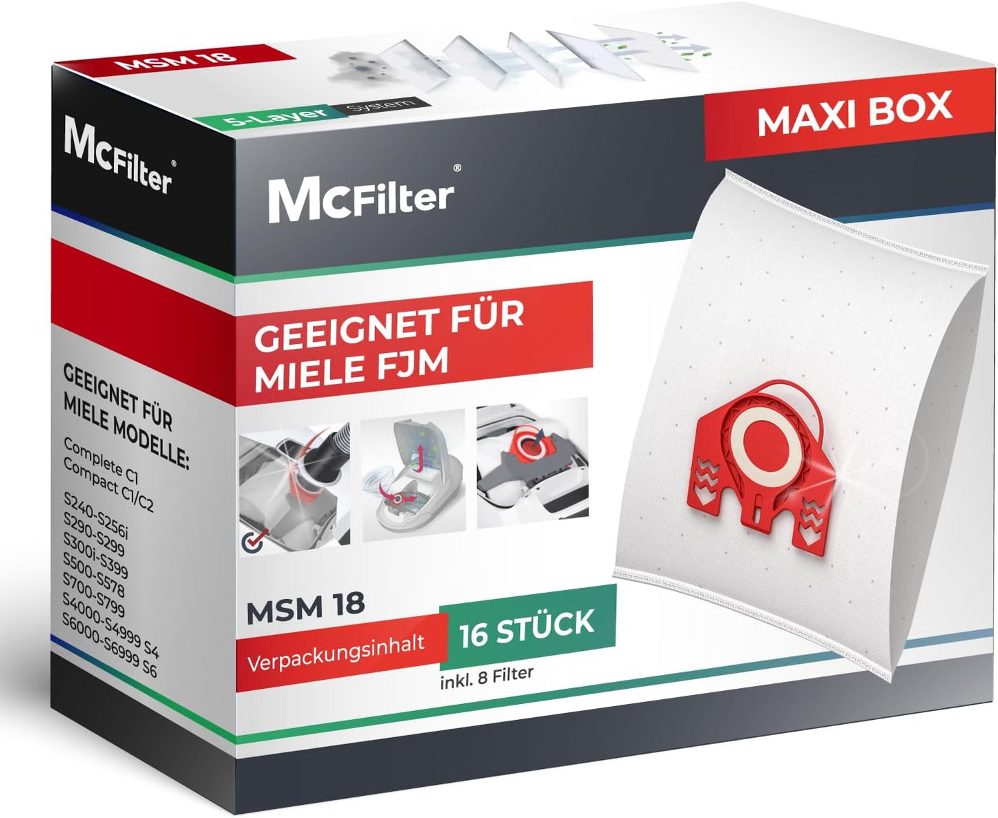 Staubsaugerbeutel-Set