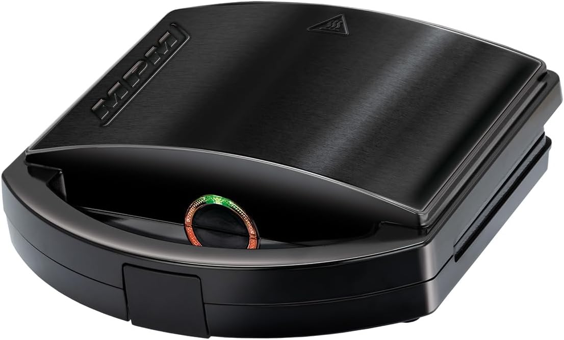Sandwichtoaster MOP-50M mit Antihaftbeschichtung, Schwarz