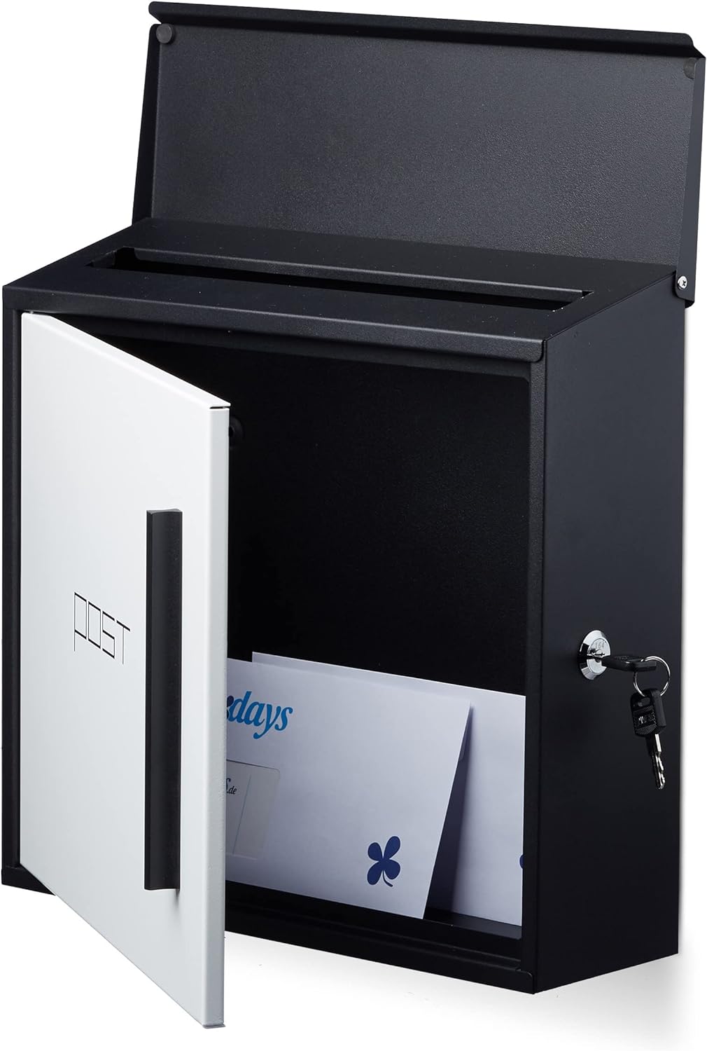 Briefkasten, Schwarz-weiss