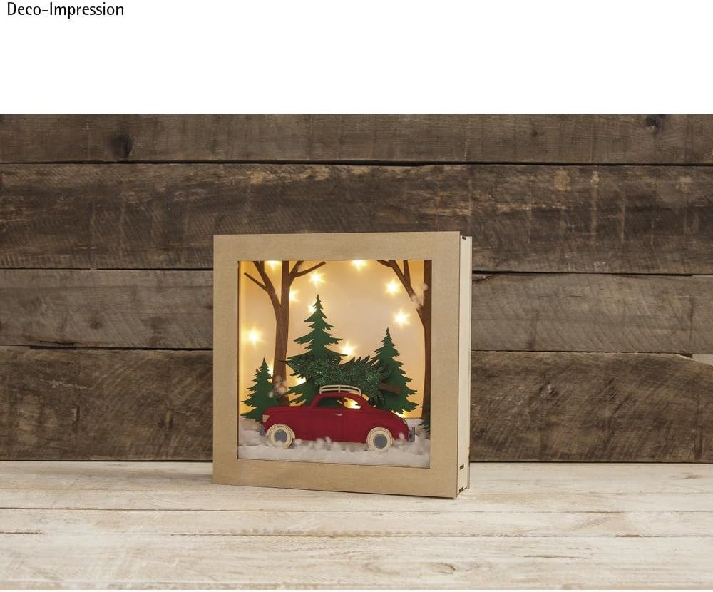 Holzbausatz 3D-Motivrahmen, Auto, Auto