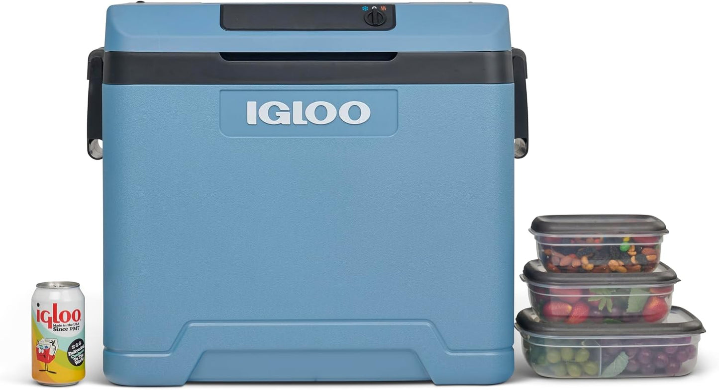 Passiv-Kühlbox 42L für Camping & Outdoor, 44 L Blau