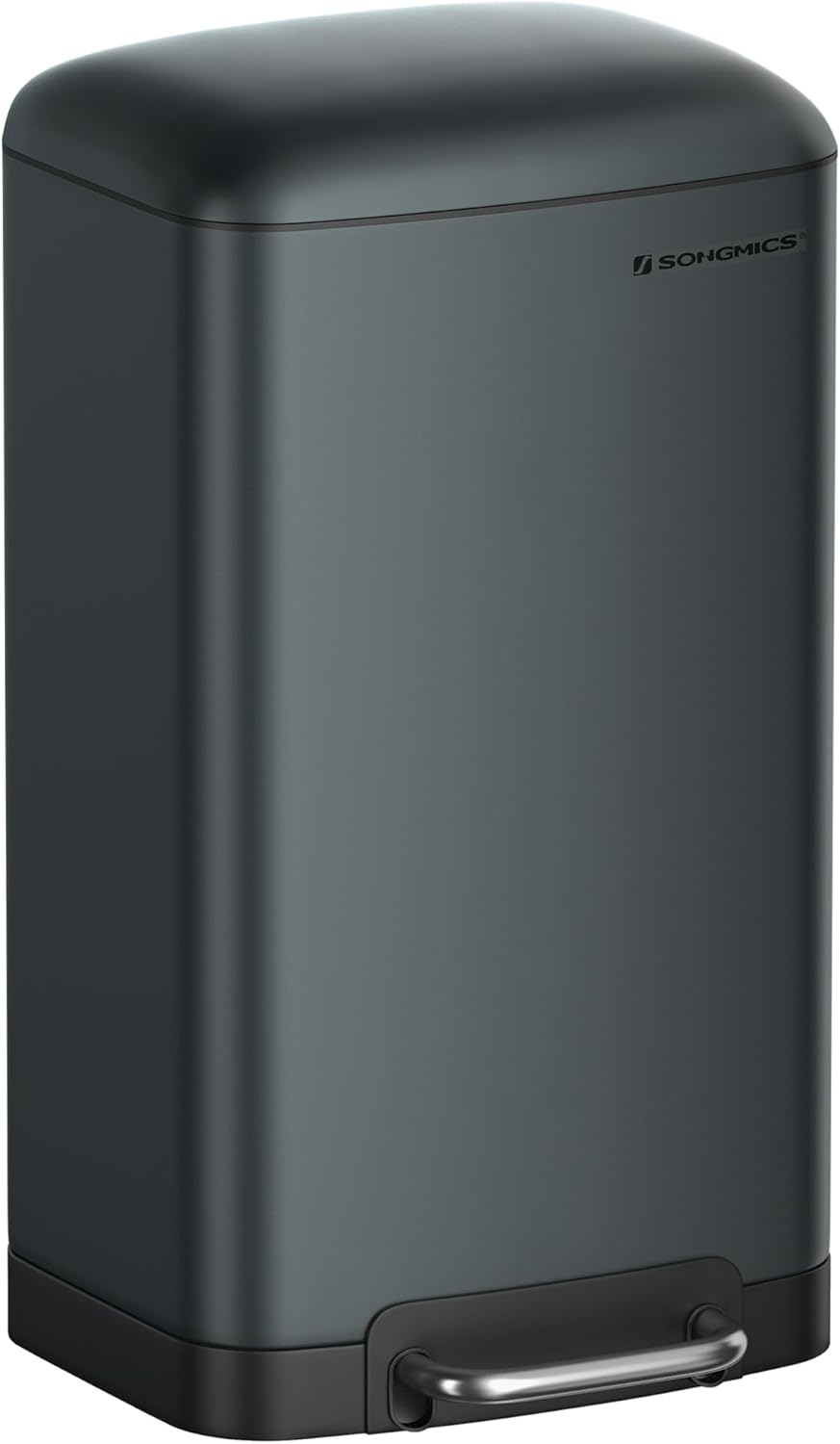 Mülleimer LTB01GS mit Soft-Close-Deckel, Anthrazit