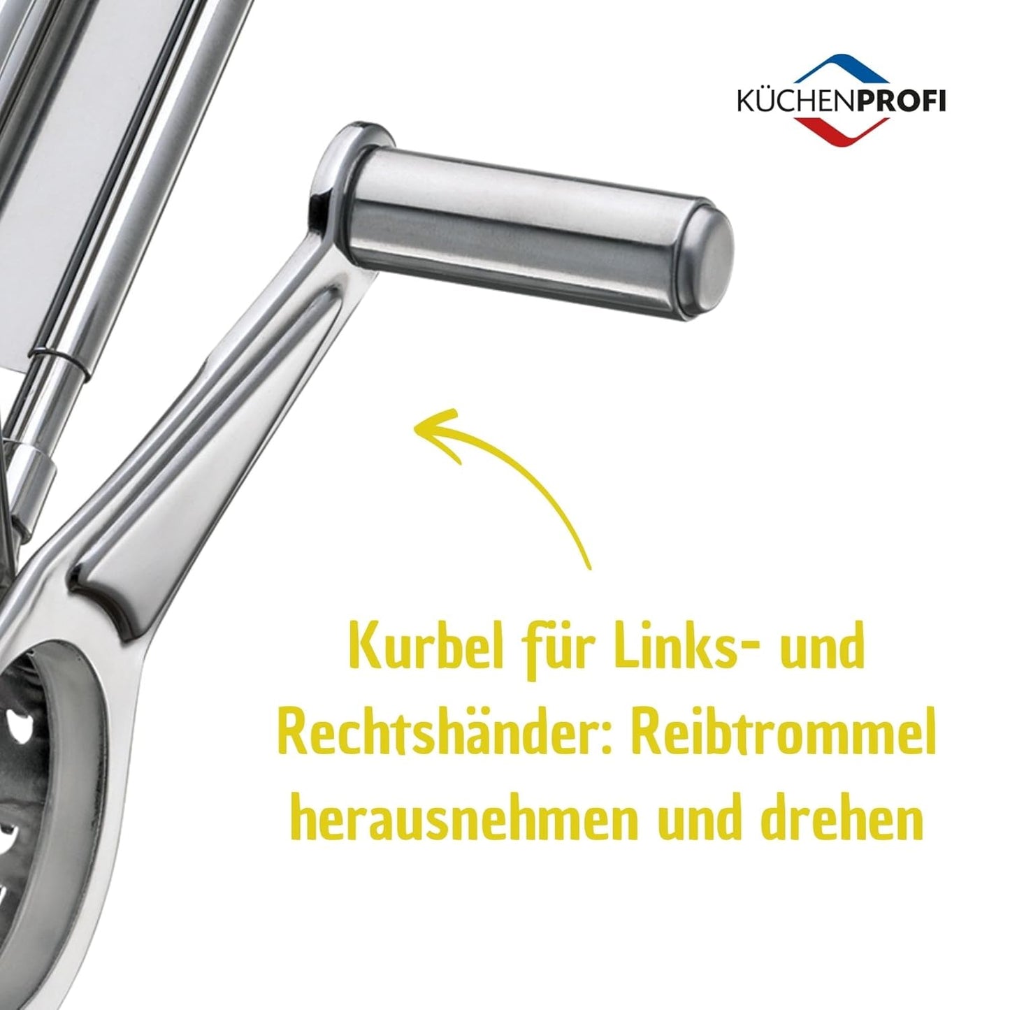 Käsereibe aus Edelstahl