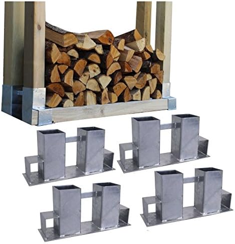 Holzstapelhilfe Set, 8 Stück