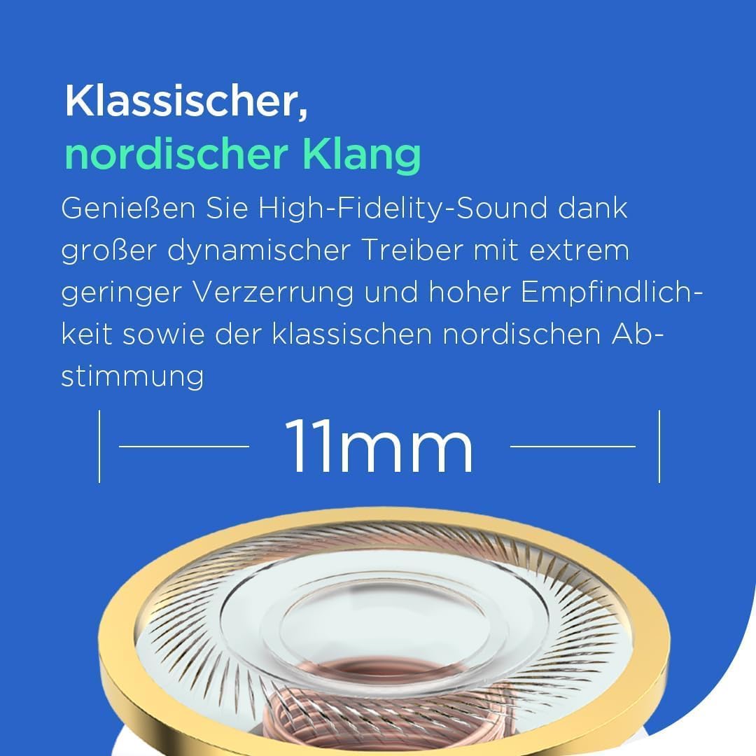 AIR+ 3 In-Ear Kopfhörer mit ANC & Hi-Fi Sound, weiß