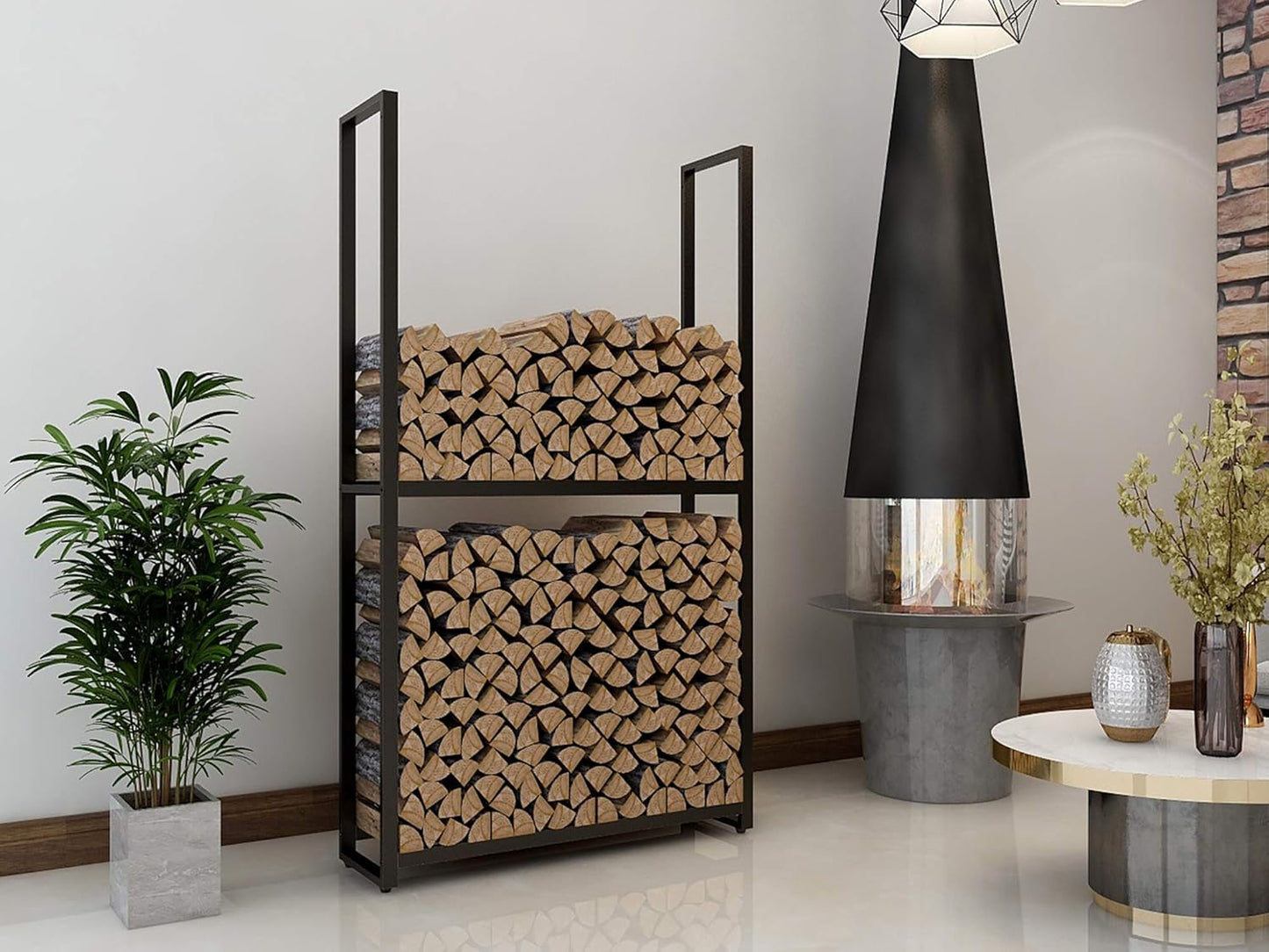 Kaminholzregal, H150xB45xT25cm