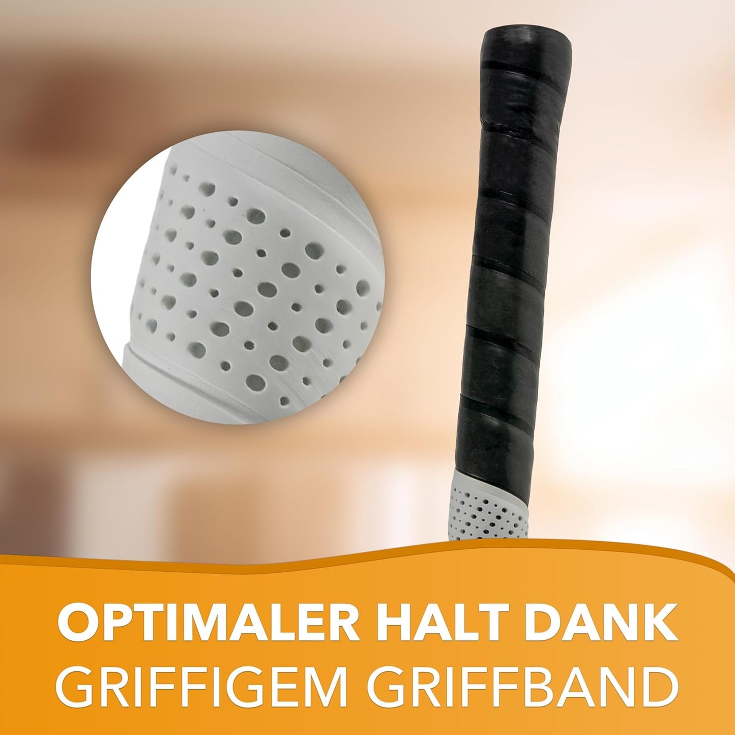Floorball Unihockey Schläger - ZACK 33, rechte Hand oben (Linksauslage), Schaftlänge 77 cm Zentimeter