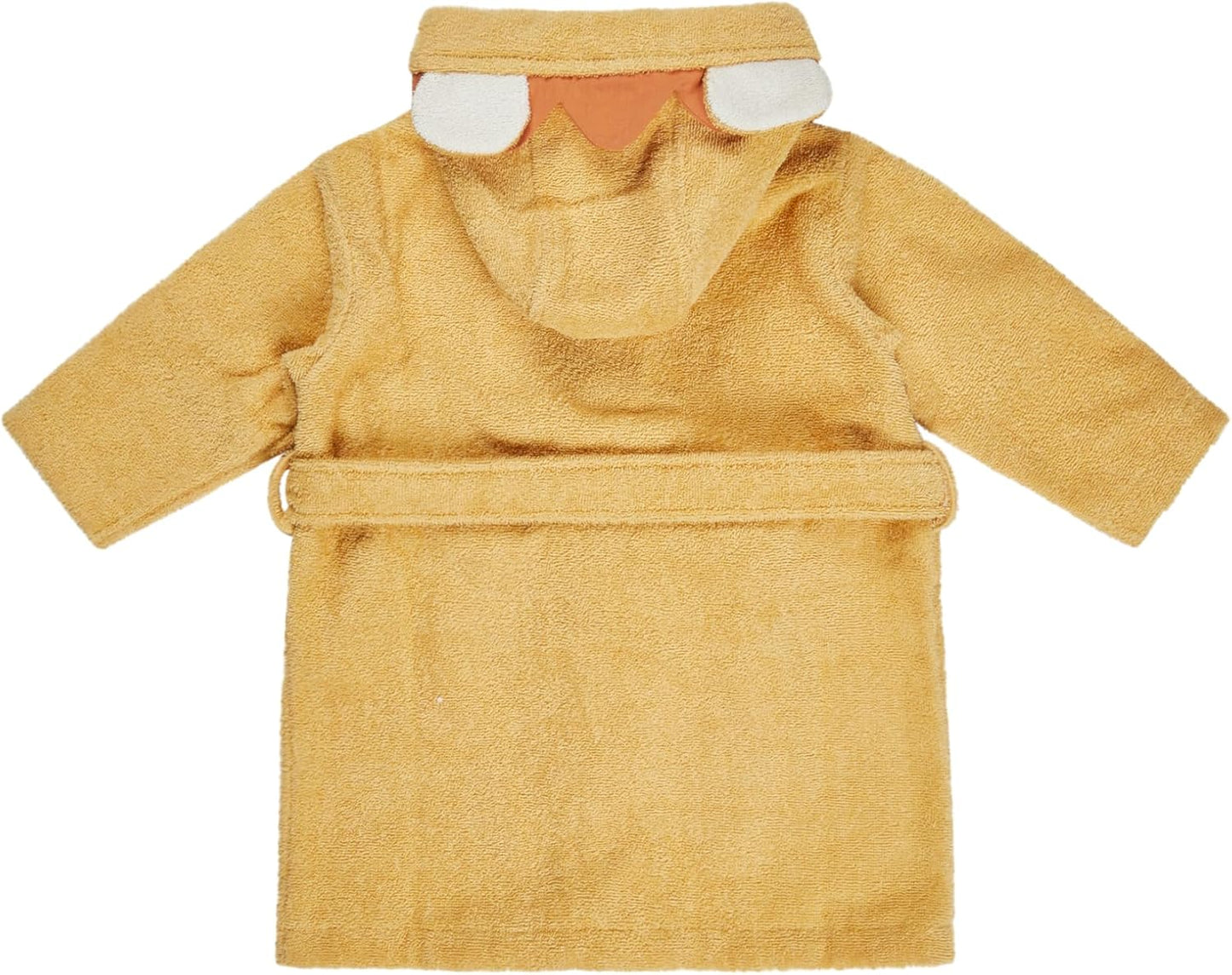 Kinderbademantel mit Löwendesign, 104 ocker