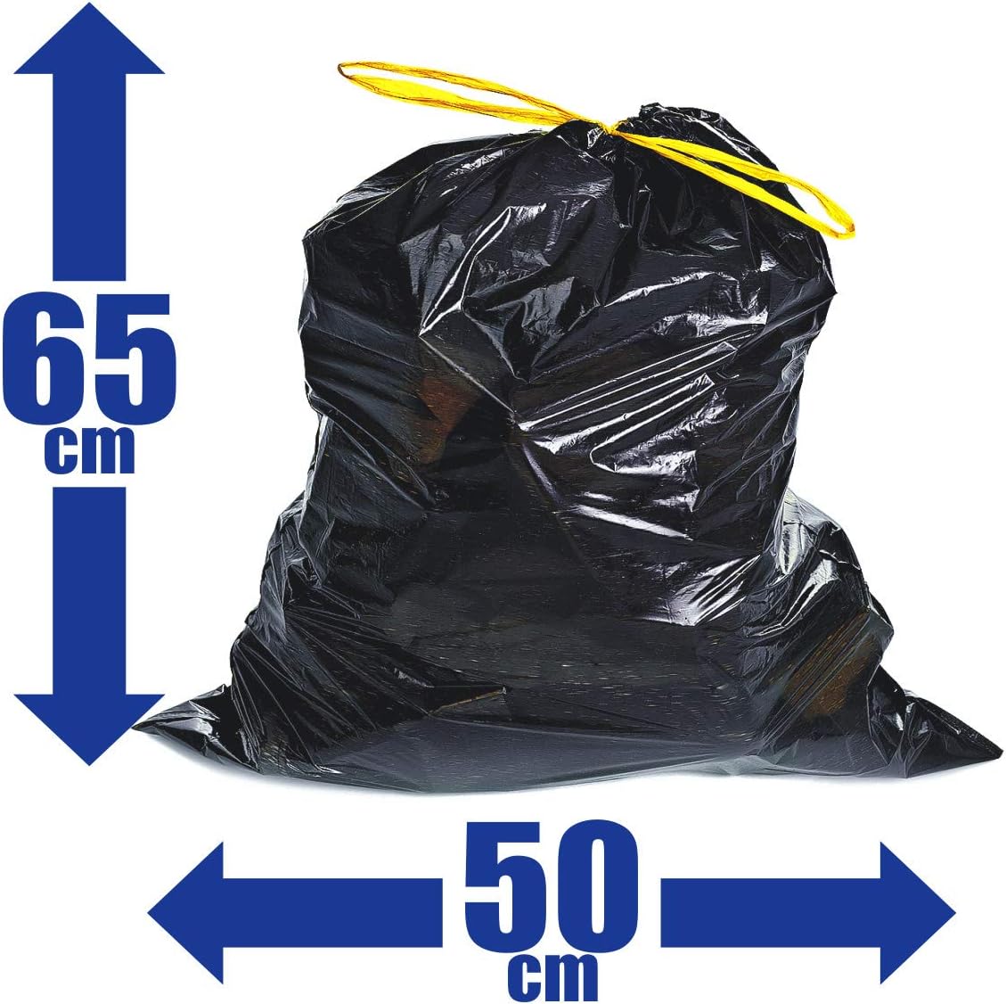 30L-Müllsäcke mit Zugband, 100 Stück