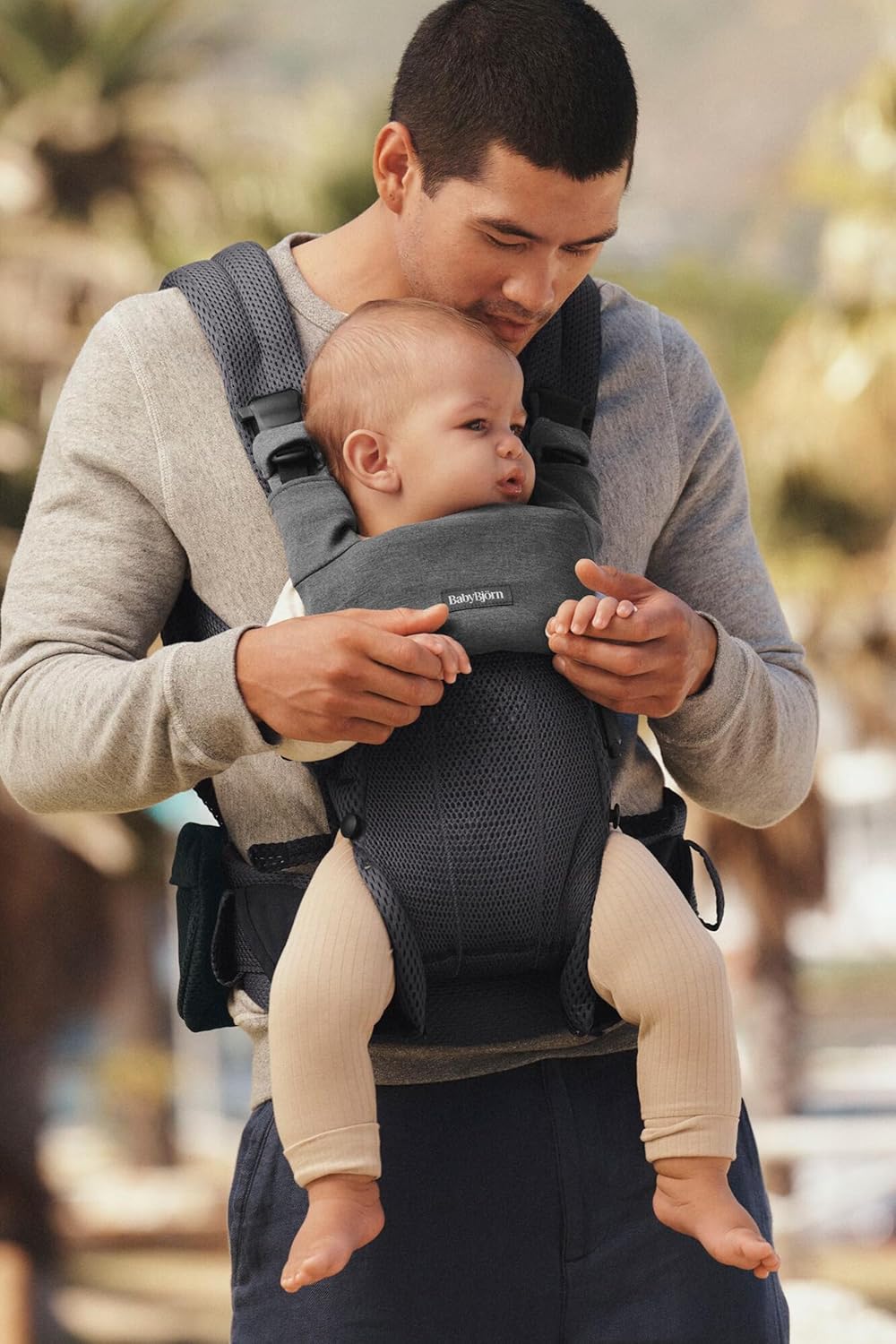 Lätzchen für Babytrage Harmony, Lätzchen für Babytrage Harmony Dunkelgrau