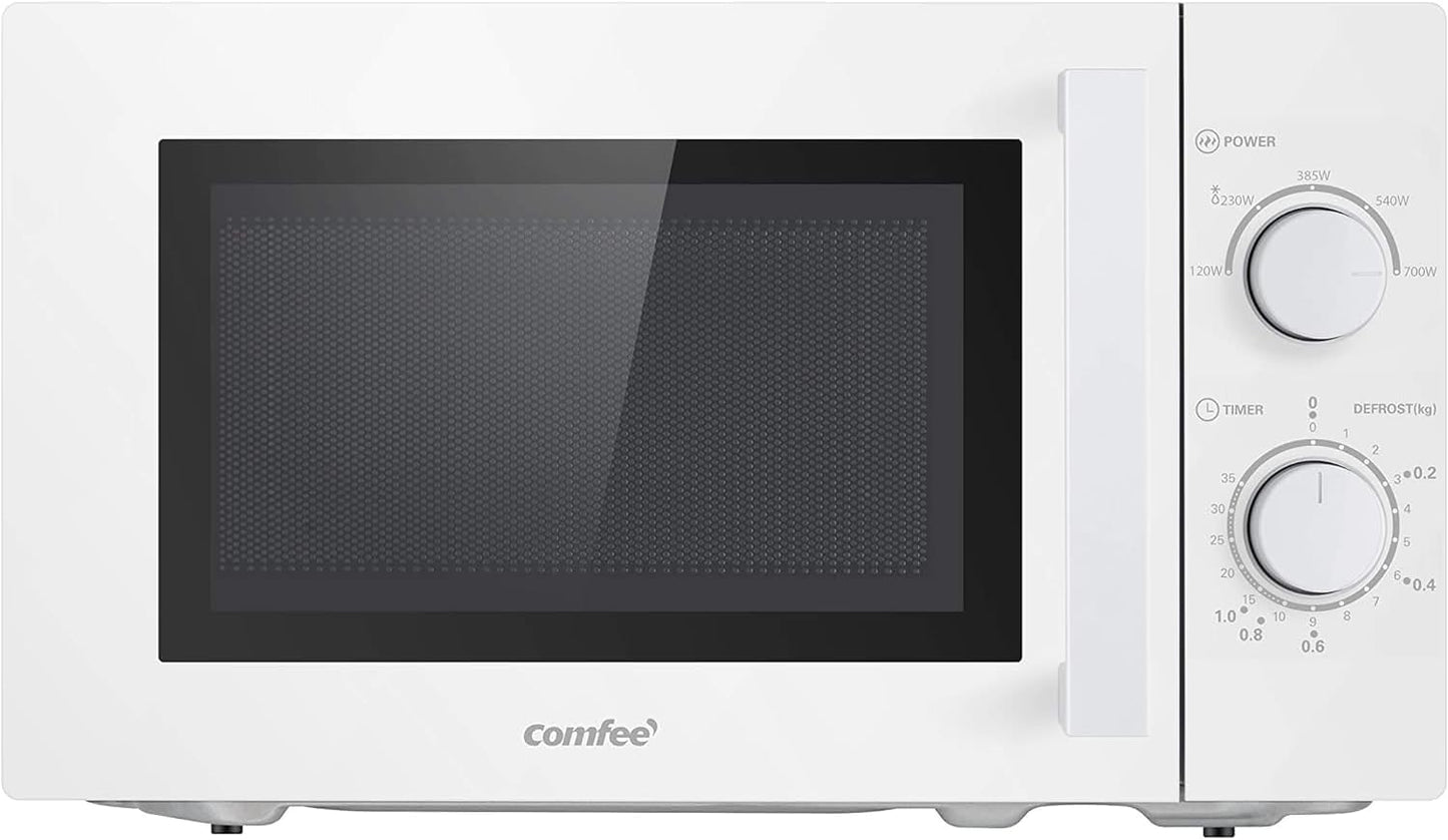 CMSN 20 wh Mikrowelle mit 5 Leistungsstufen, 20L Kapazität, Mechanisch Weiss 20L
