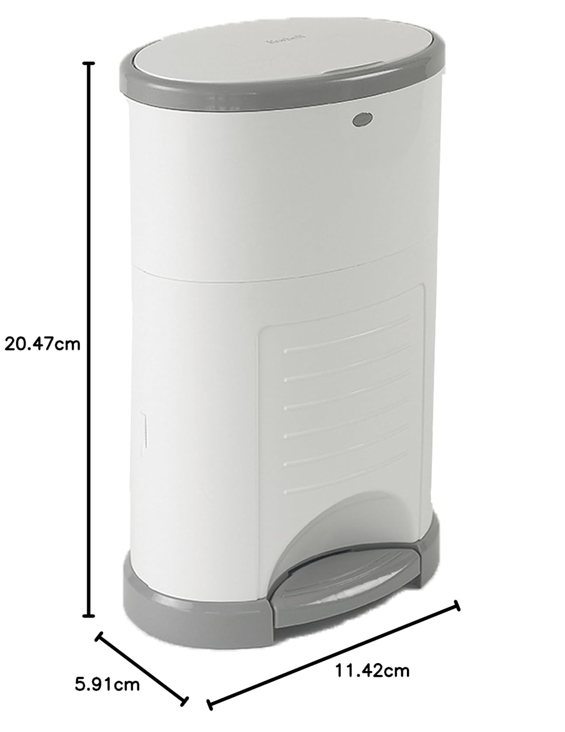 Windelabfalleimer mit Pedal, 1 Stück (1er Pack)