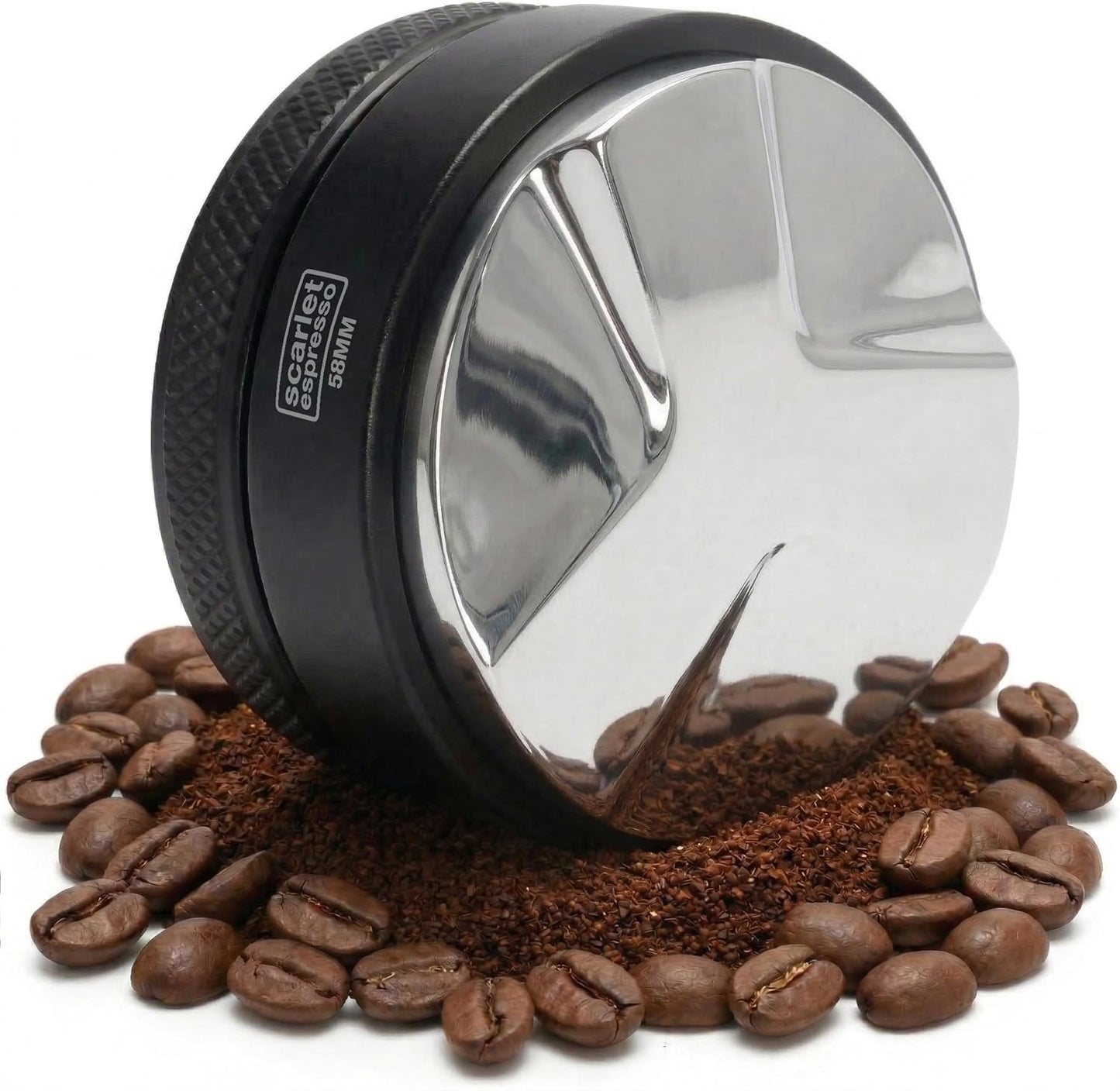 Espresso Distributor Grande TRE, einstellbar 5-13 mm, 53 mm, 53 mm Schwarz