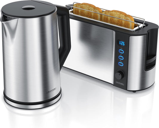 2-teiliges Frühstücks-Set: Wasserkocher Elegant & Toaster Frukost