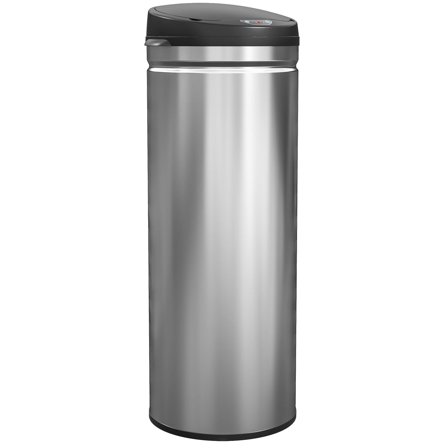 Sensor-Mülleimer, 50 L Silber