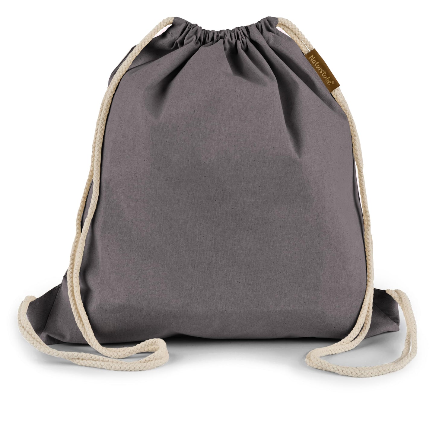 10er-Pack Turnbeutel mit Kordelzug, Anthrazit