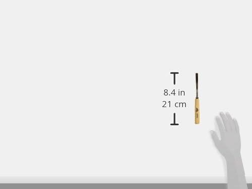 Stechbeitel Form 42, 8 mm, geschliffen, 8mm