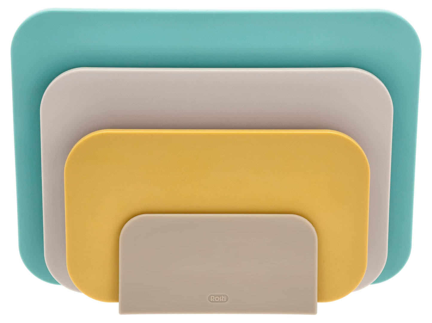 Choptima Schneidebrett-Set mit Halter (3-teilig), 35,5 x 7 x 26,5 cm Ocean