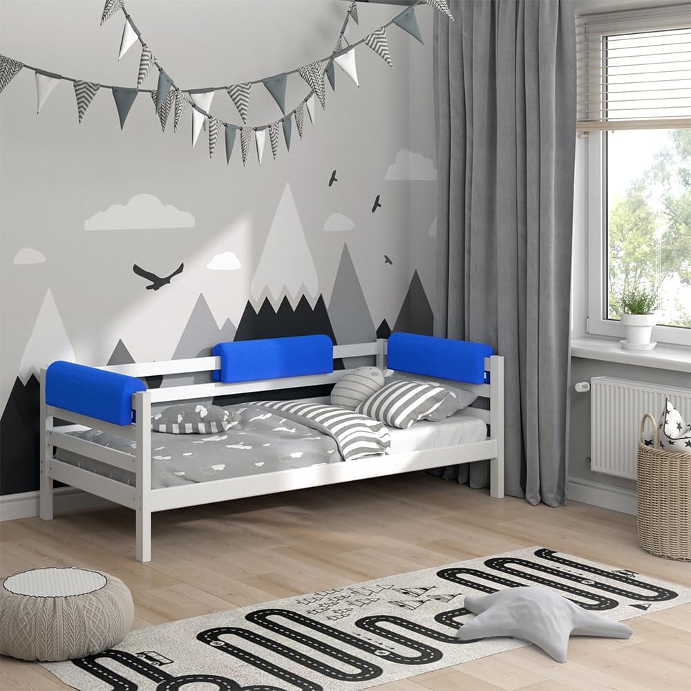 Bettumrandung Kantenschutz für Kinderbett, Blau