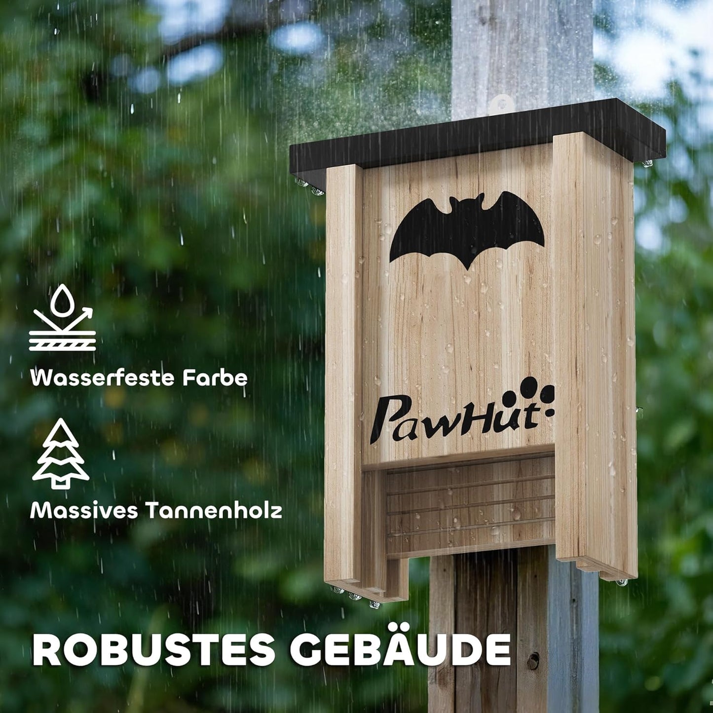 Fledermauskasten Tannenholz Naturholz