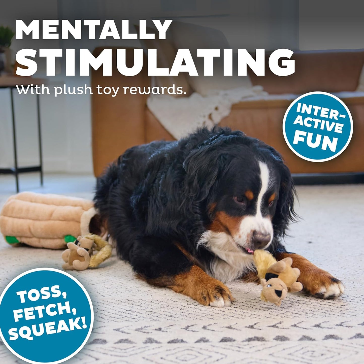 Hunde-Versteckspiel Hide A Squirrel, XL (1er Pack)