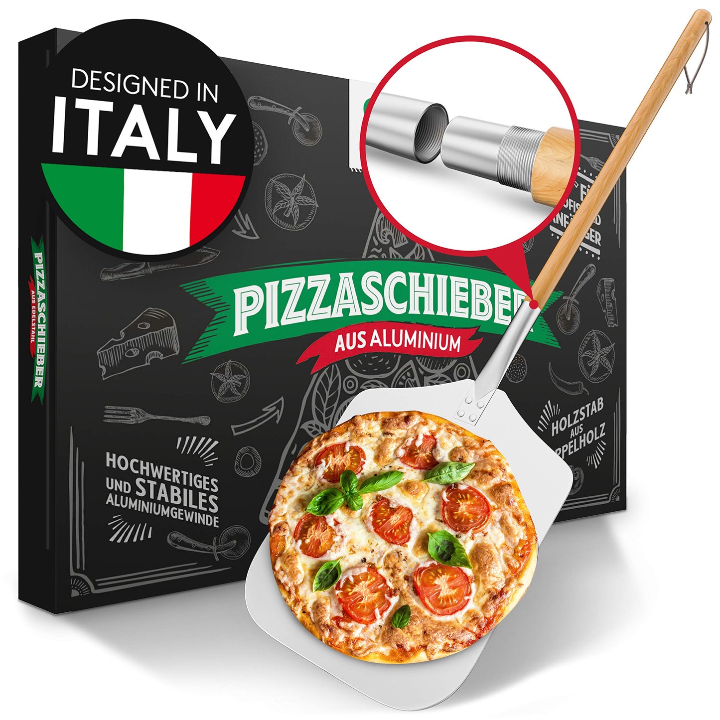 Pizzaschieber, Pizzaschieber 83 Cm