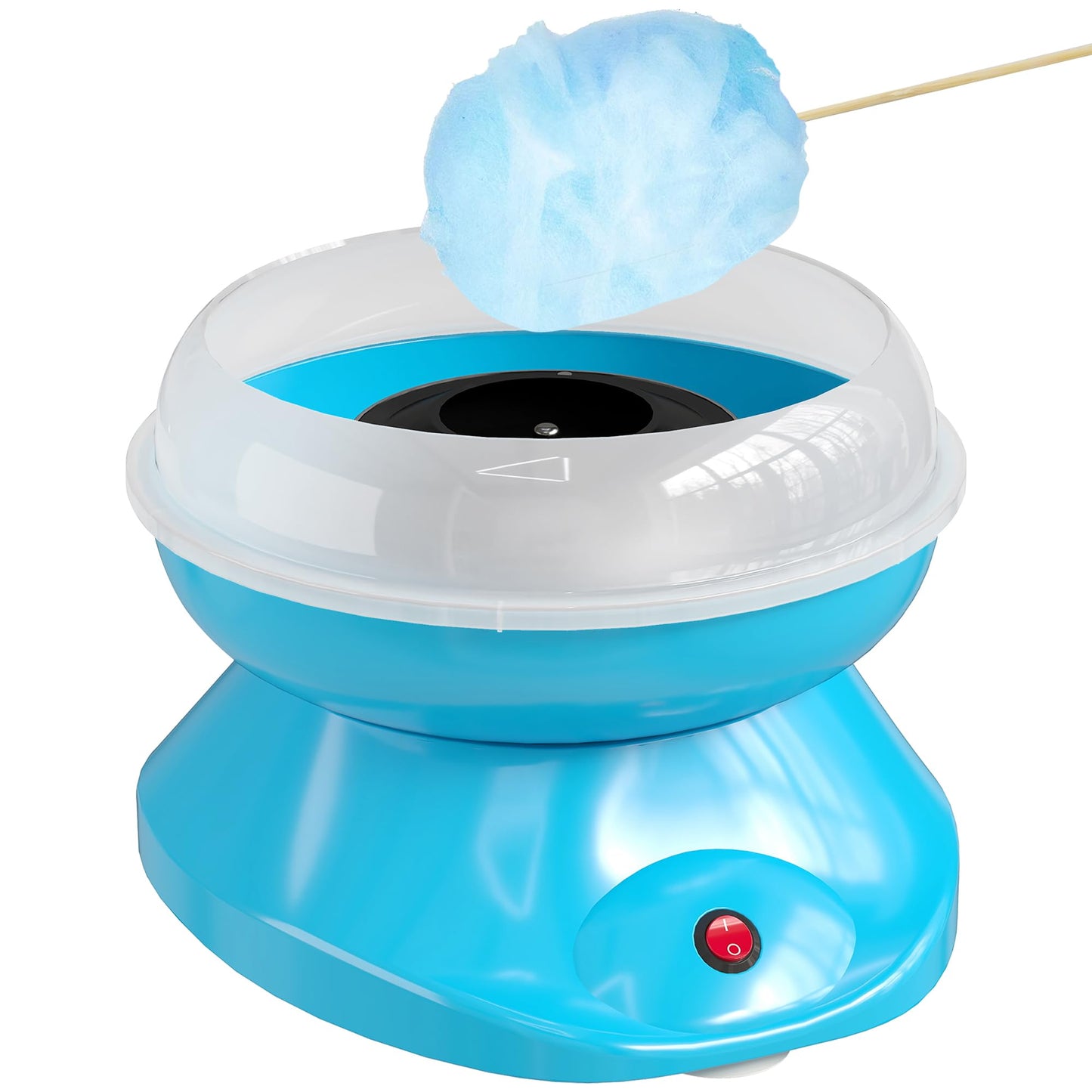 Zuckerwattemaschine mit Zubehör, Blau