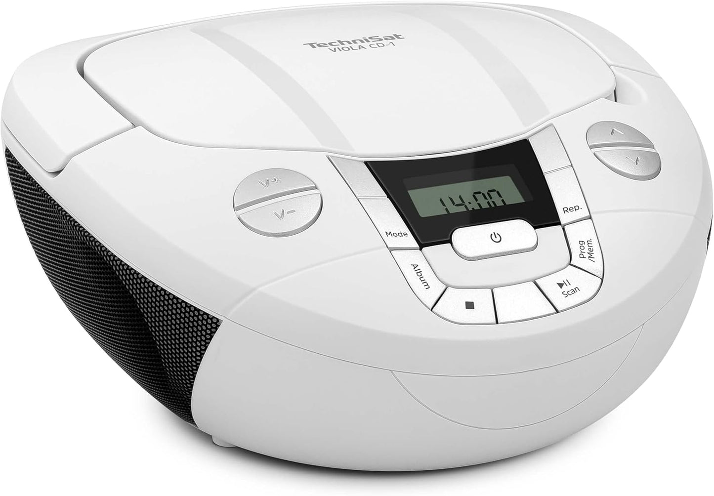 Tragbarer CD-Player, weiß